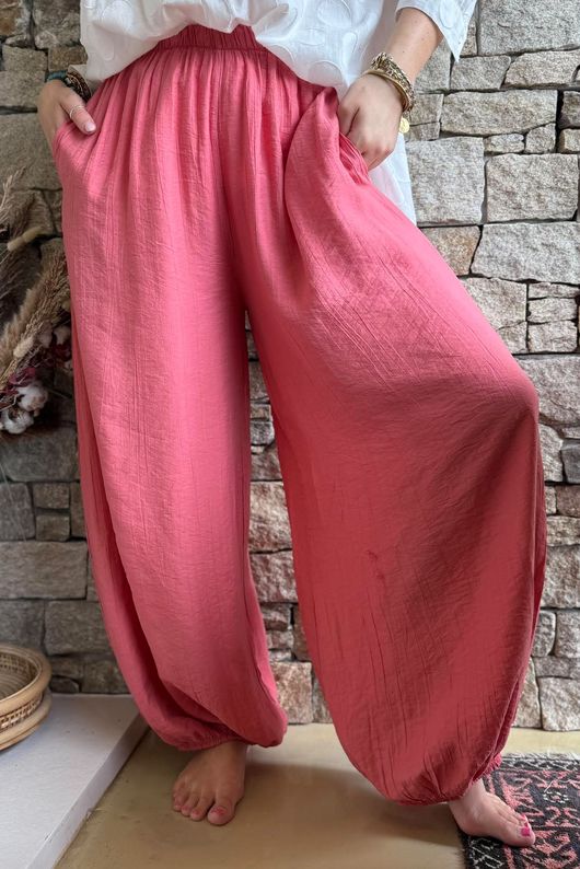 Randles Balloon Pant Rhubarb Rose